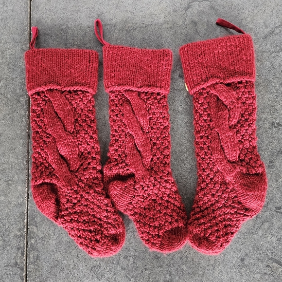 Pottery Barn knit stocking - Picture 1 of 3